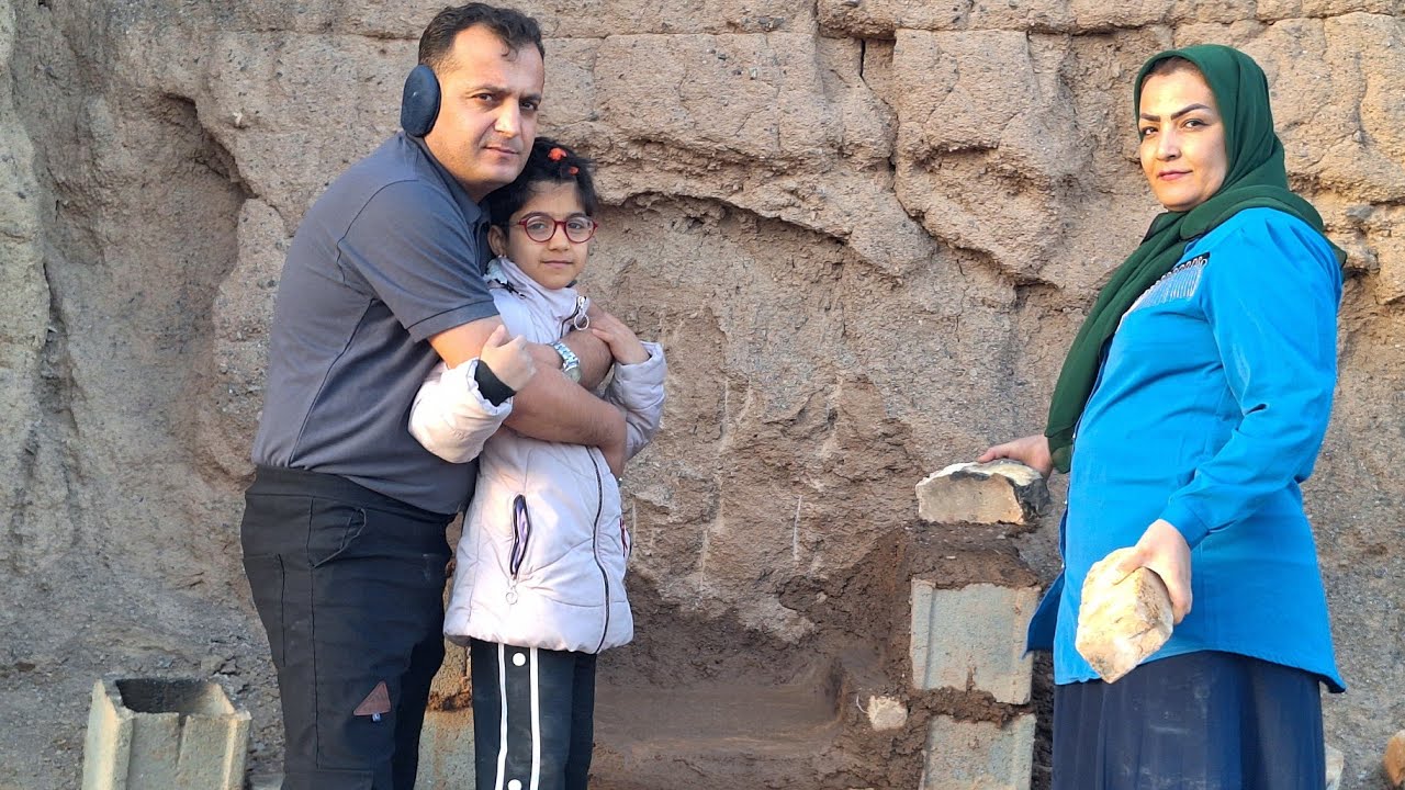 The Fire of Love: A New Fireplace, the Warmth of Friendship, in Parvin and Mohammad's Garden