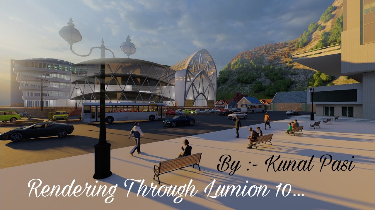 Shopping Complex Design | Mall Cum Multiplex Elevation | Front Elevation | By Kunal Pasi