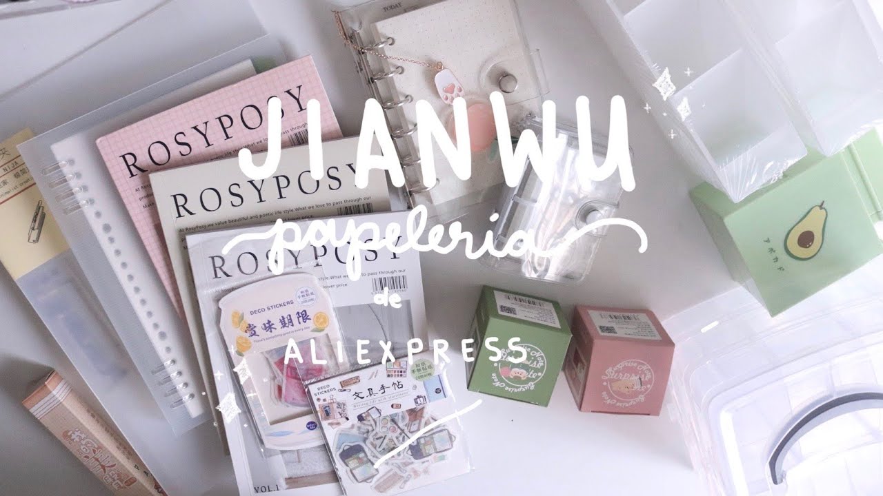 ☁️Probando papelería de aliexpress / JIANWU