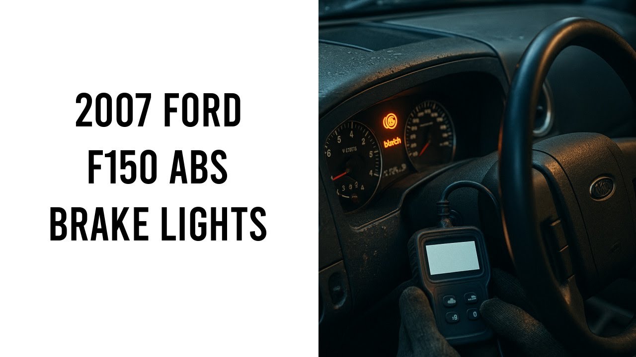 Ford F150 2007 года выпуска, ABS и стоп-сигнал горят