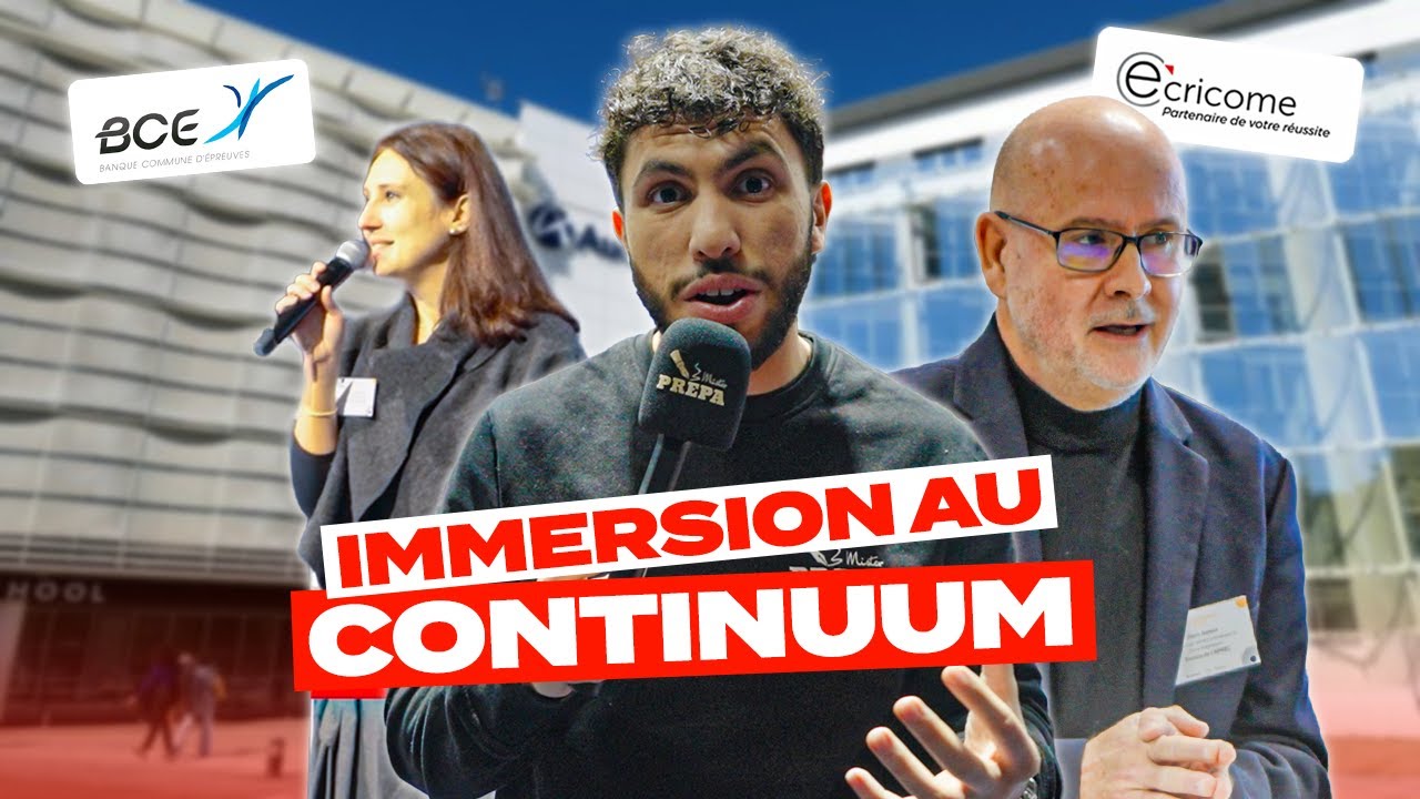 Les coulisses du Continuum Prépa - Grandes Ecoles (nouveautés, concours, projection...)