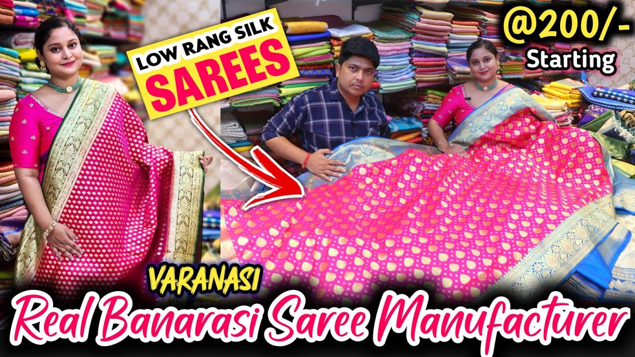 Massive Range of Banarasi Sarees in Katan Silk, Kora Organza, Khaddi Georgette | Banaras Silk Export