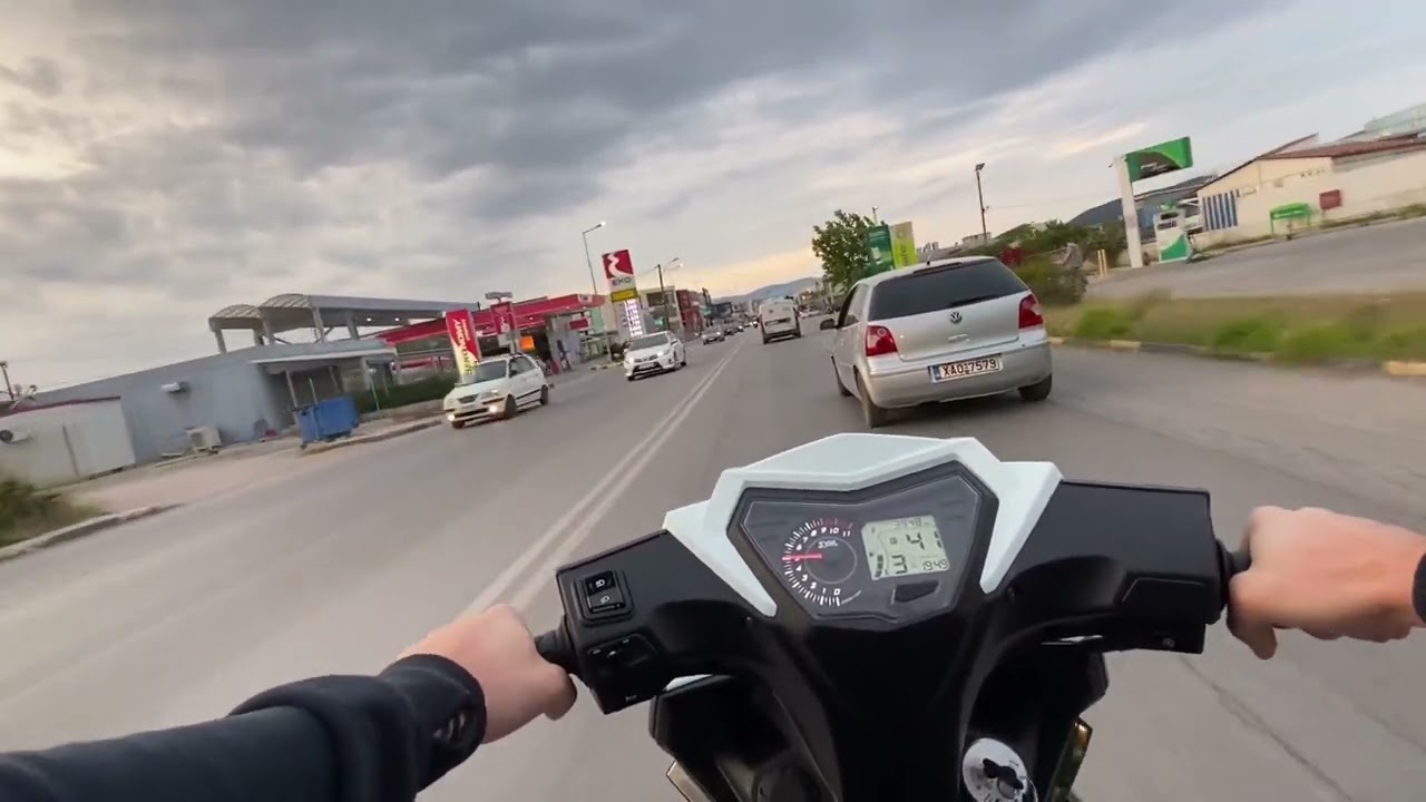 Sym VF 185 + Racetech Exhaust ( Pure Sound ) 🇬🇷