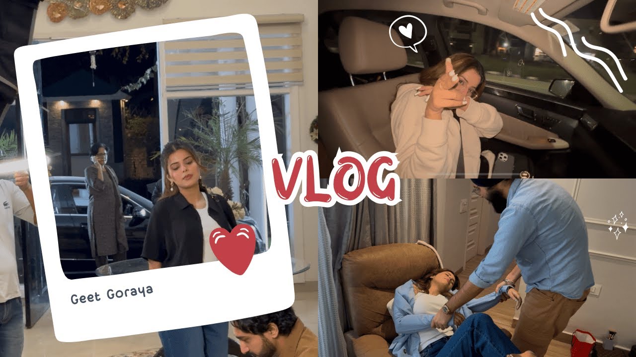Geet Goraya hoye shoot te behosh / Funny vlog 😂
