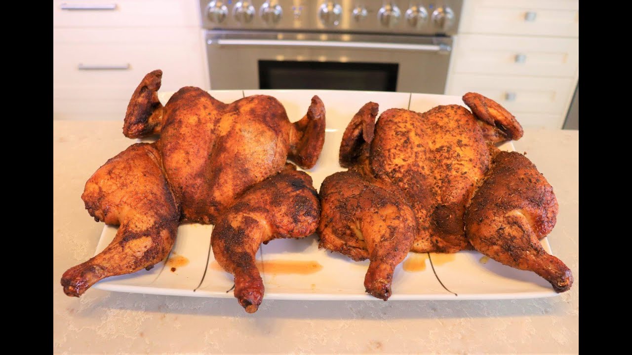 Копченая Курица в электрической коптильне, вкуснейший маринад  - Smoked Chicken in electric smoker