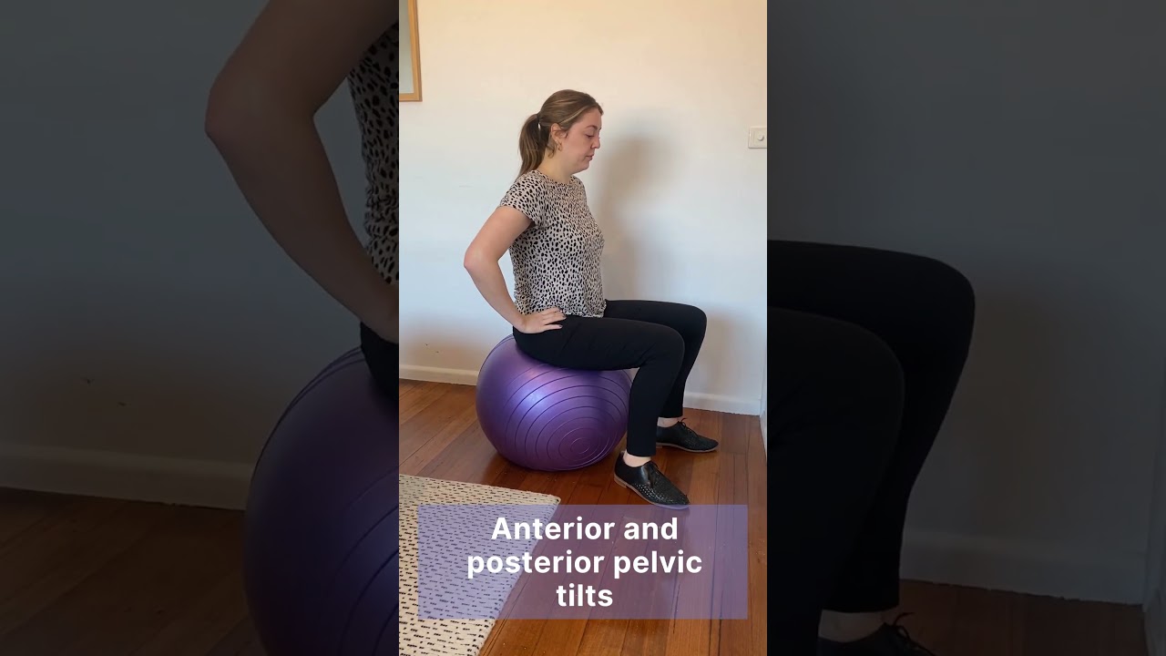 Swiss ball exercises to improve lower back pain