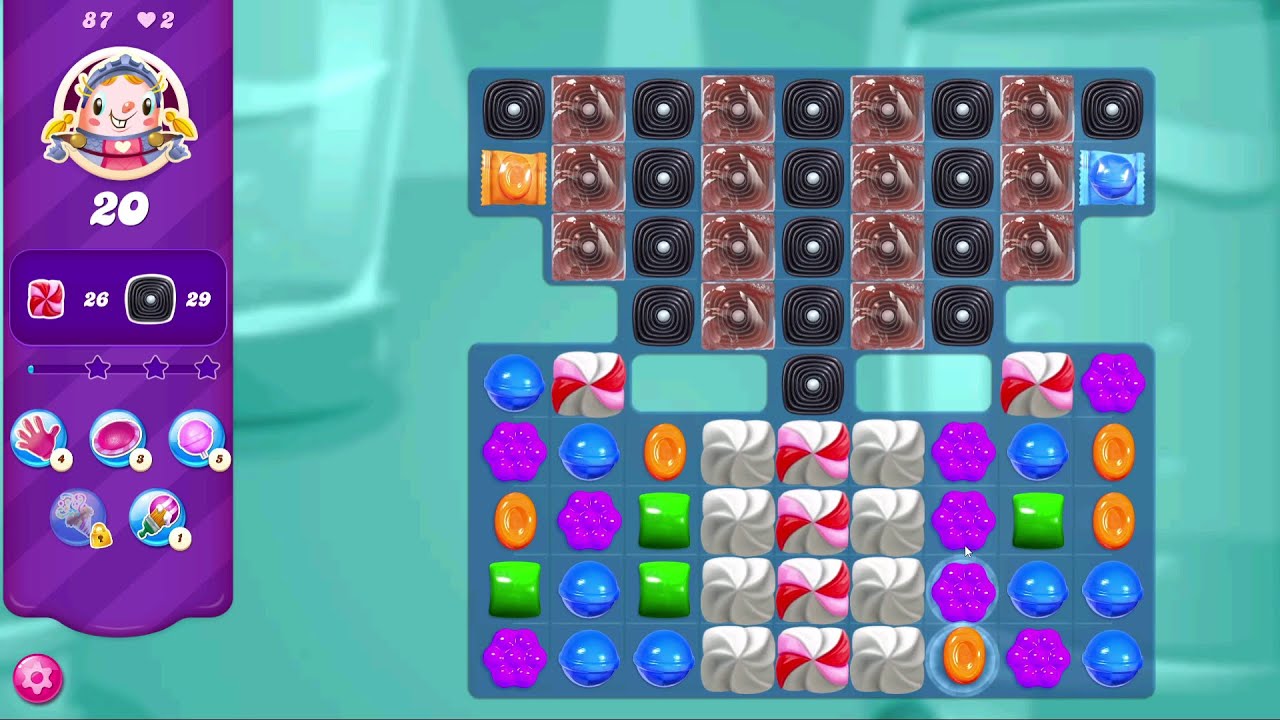 Candy Crush Saga LEVEL 87 | NO BOOSTERS (new version*)✔️