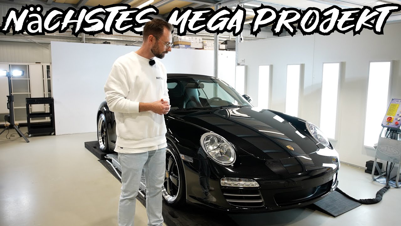 Porsche 997 Detailing - Lackaufbereitung Uni-schwarz nach 78tkm