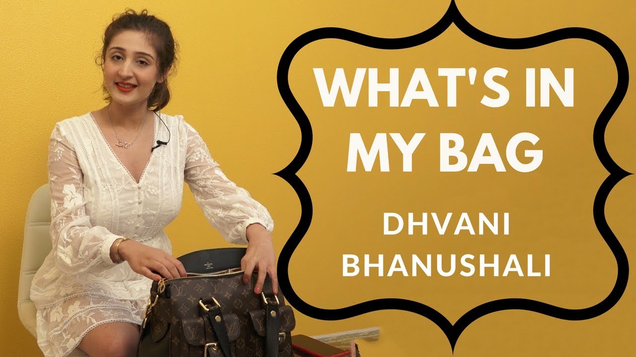 What's In Bag Ft. Dhvani Bhanushali | POP Diaries Exclusive