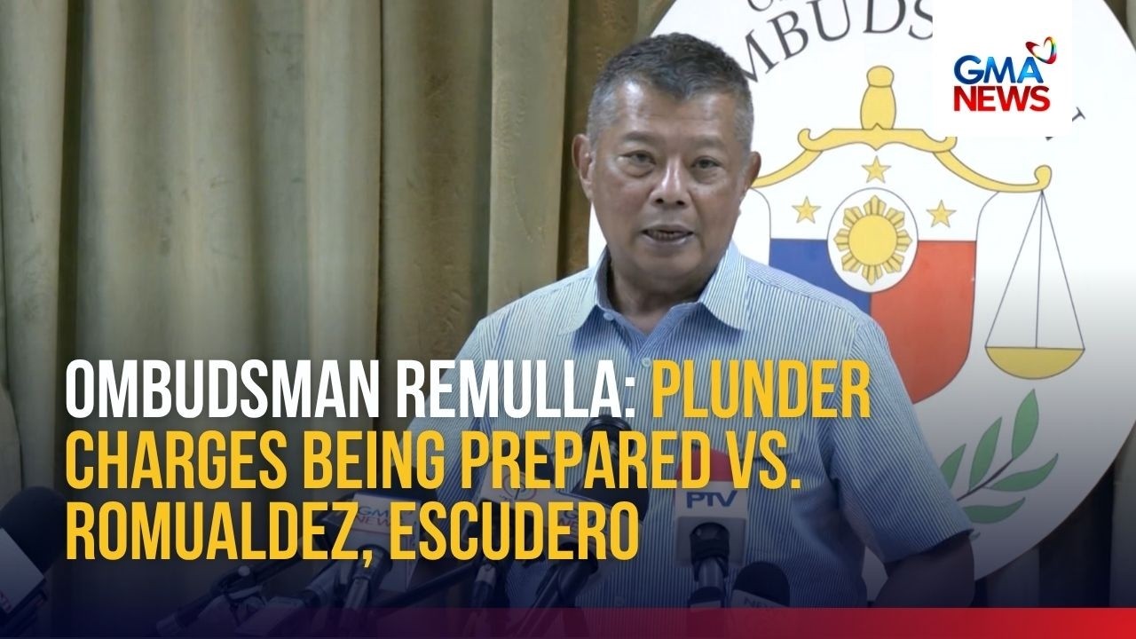 (FULL) Ombudsman Remulla - Plunder charges being prepared vs. Romualdez, Escudero | GMA News