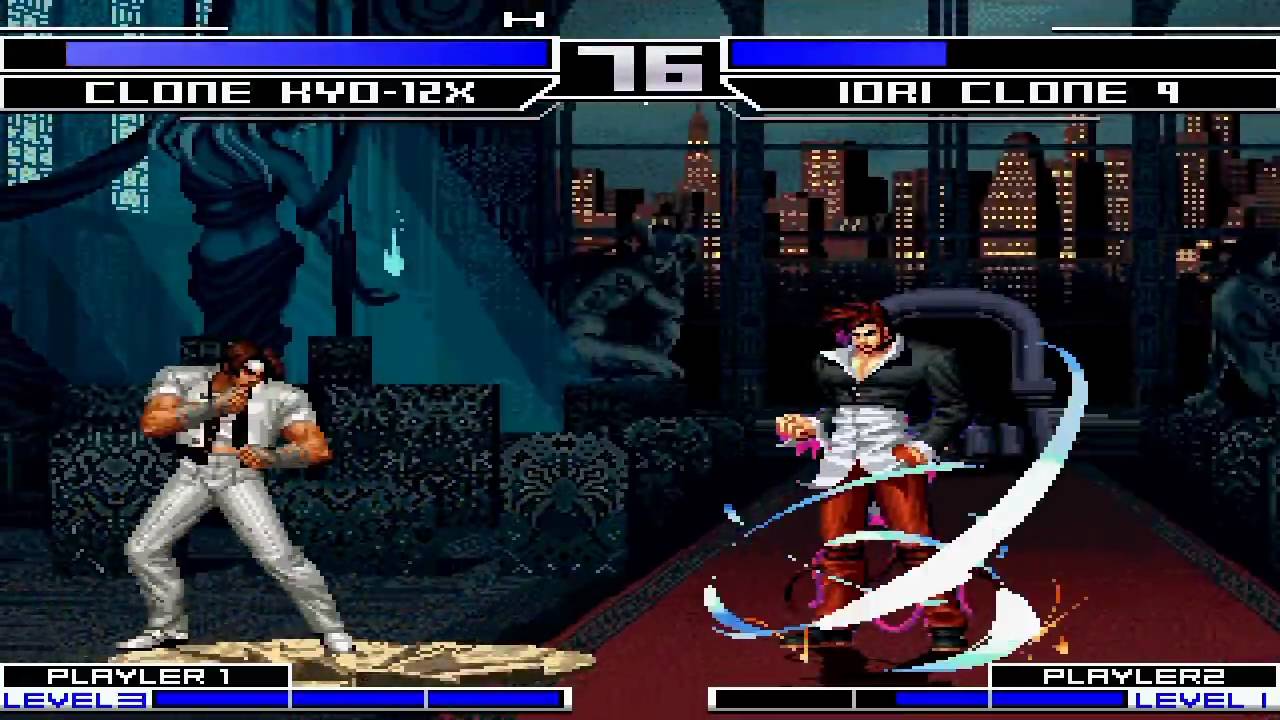 clone kyo-12X vs Iori Clone 9