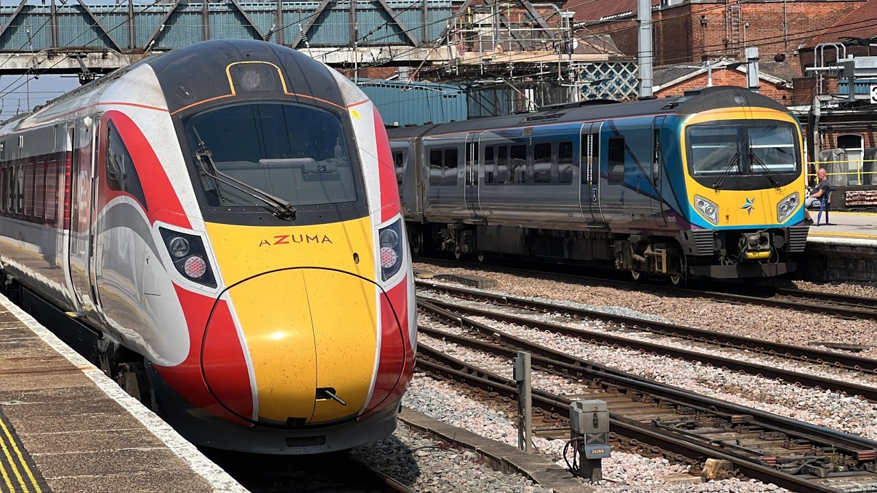 Trains at Doncaster, ECML, 01/08/2024