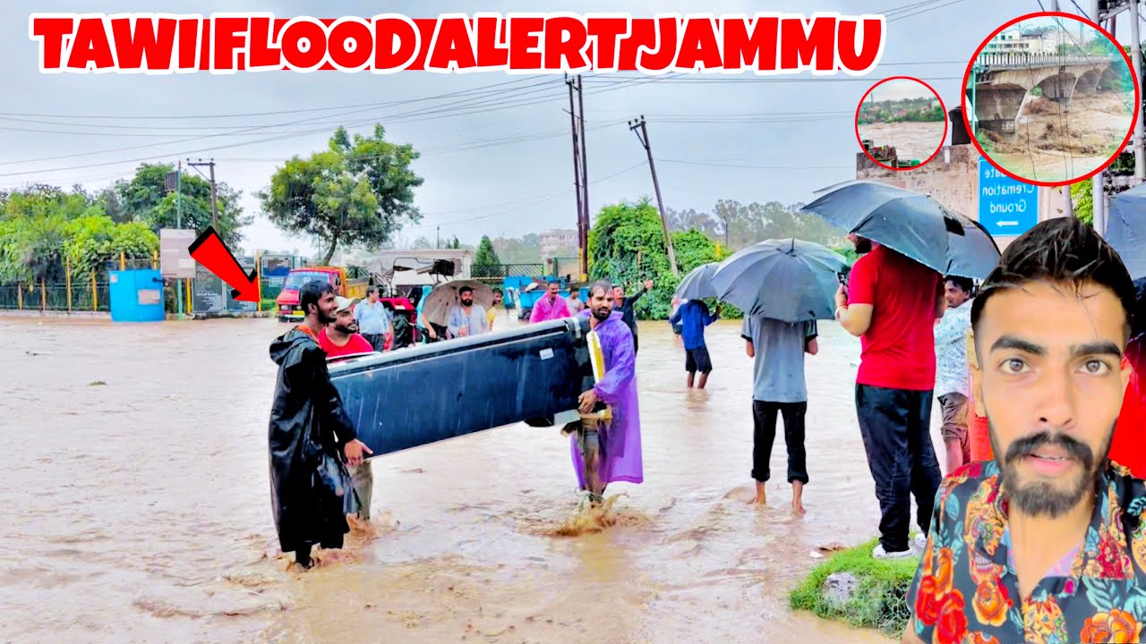 Jammu Flood 2025 | Flash Flood Jammu | Jammu City Flood Today | Tawi River | Jammu Tawi | Yogesh 01