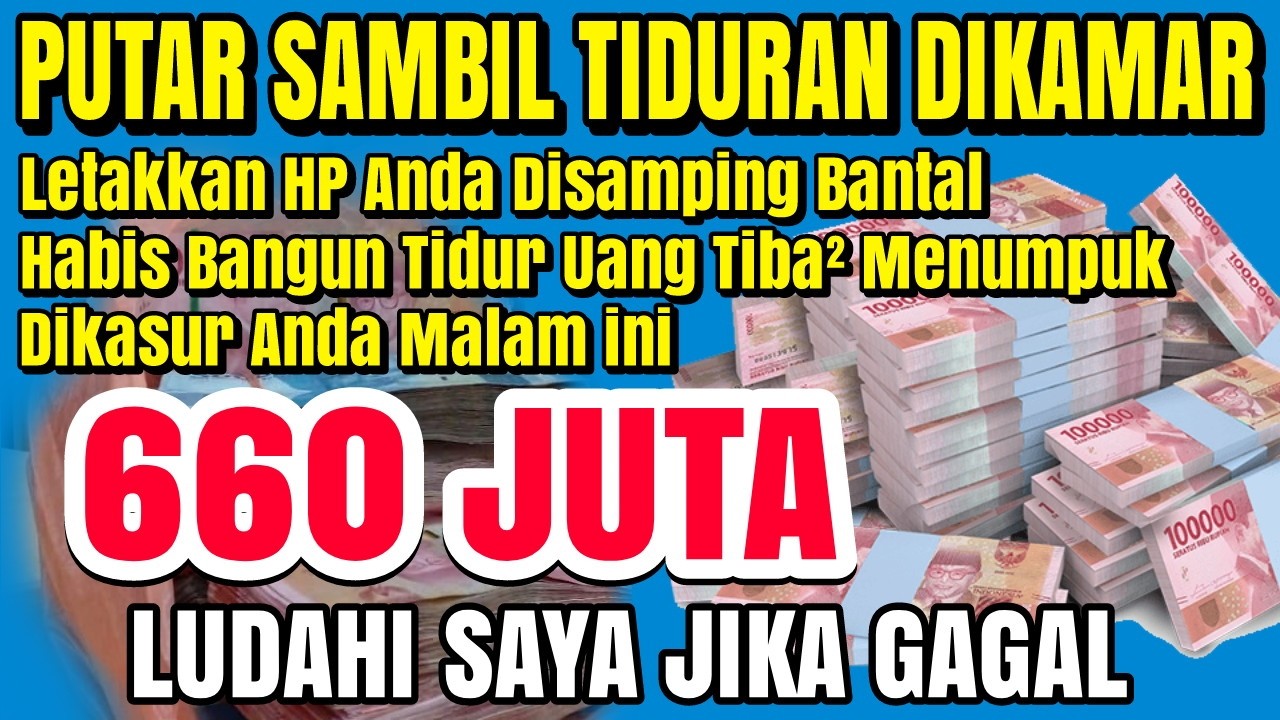 PUTAR SAMBIL TIDURAN ✅ UANG DATANG SENDIRI KERUMAH ANDA MELALUI MALAIKAT MIKAIL ~ Doa pembuka rezeki