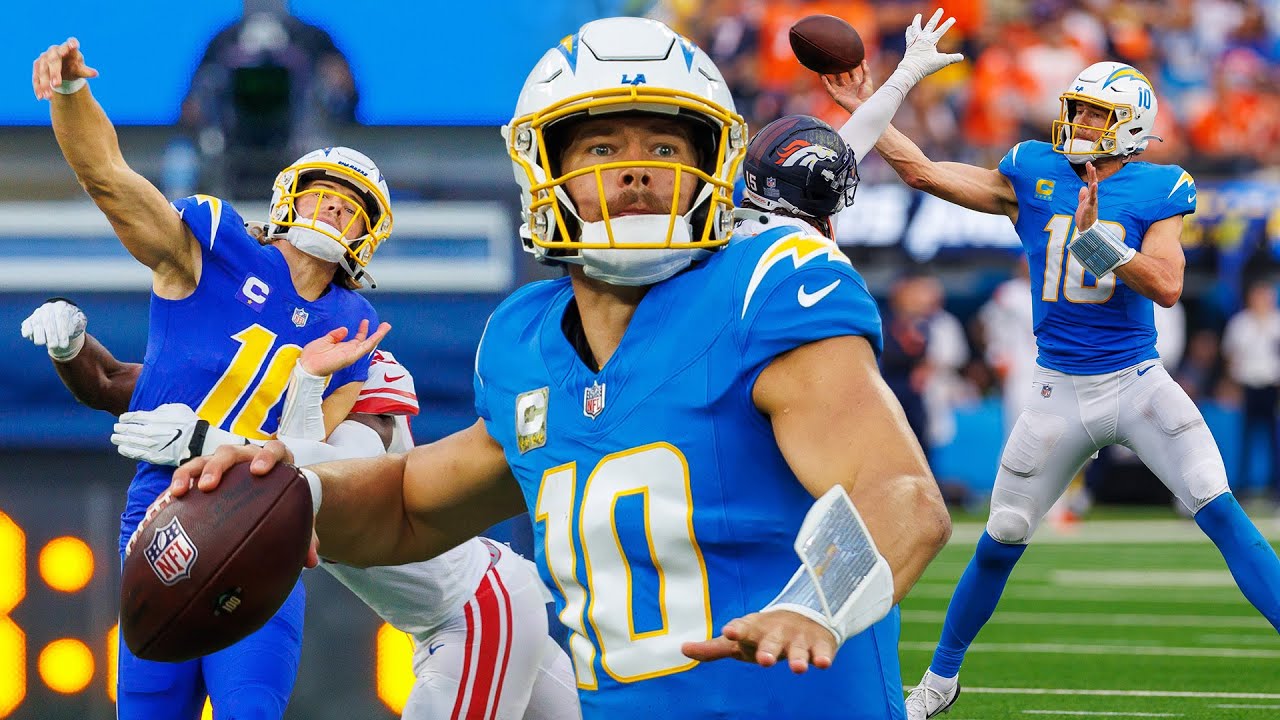 25 самых безумных бросков Джастина Герберта | LA Chargers
