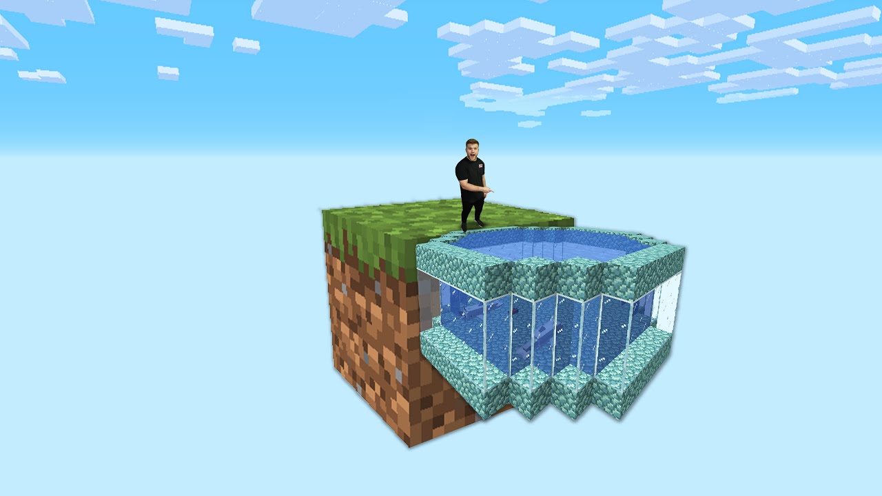 Making A Skyblock Aquarium! | Minecraft