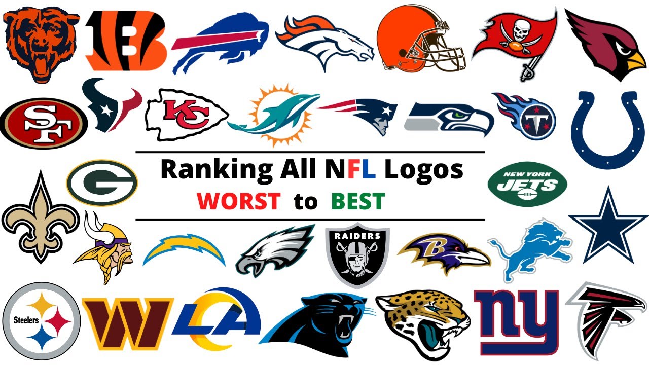 Ranking All NFL Logos WORST to BEST!