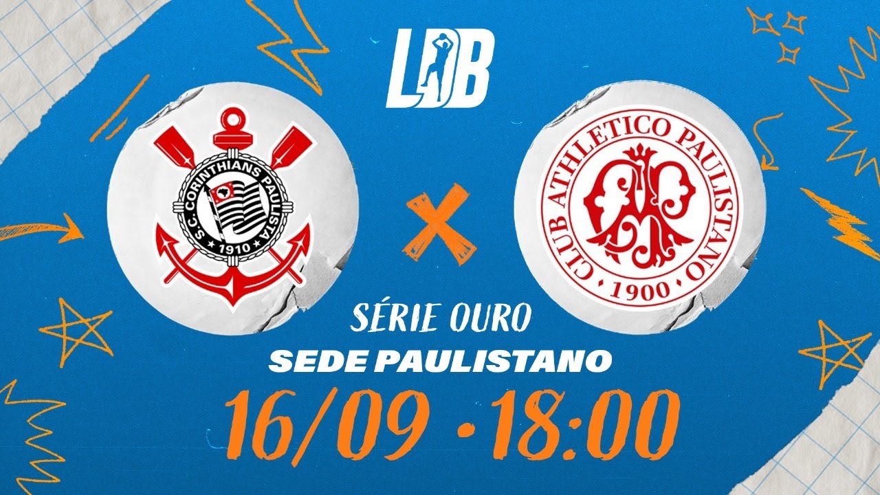 LDB 2025 | Corinthians x Paulistano | Série Ouro | Sede Paulistano | 16/09/25 | Ao vivo | 18:00