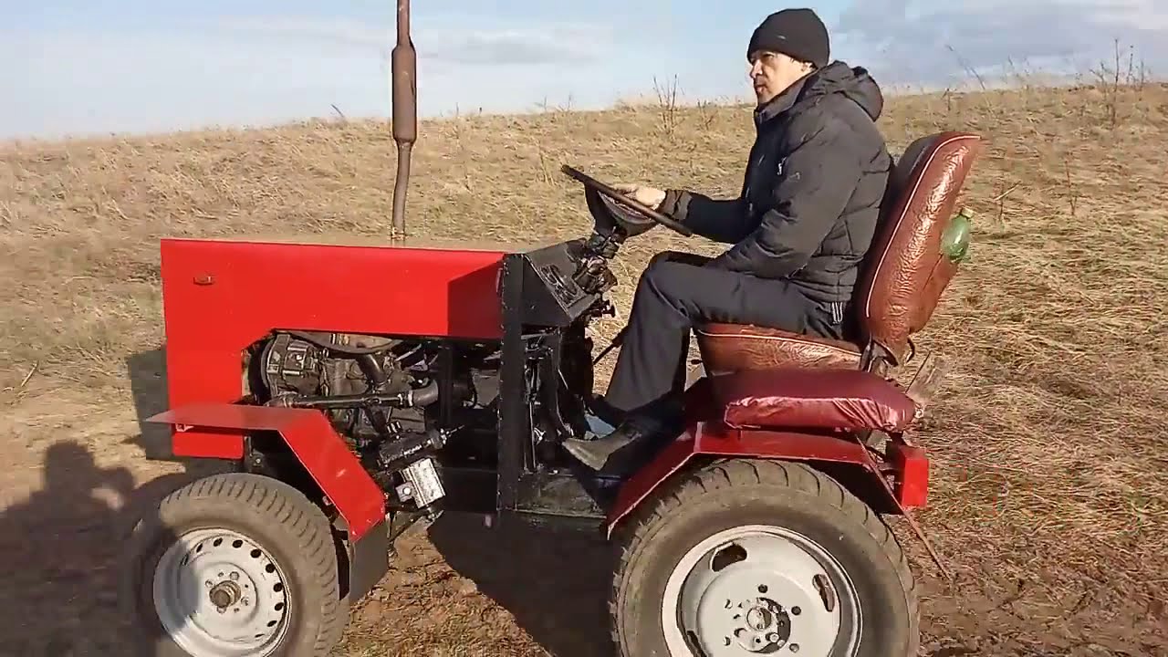 Обзор минитрактора из Оки , и перевозка в деревню. Часть 5