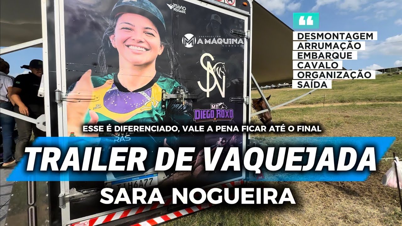 VAQUEJADA AO VIVO | DESMONTANDO O TRAILER DE SARA NOGUEIRA | VAQUEJADA SURUBIM 