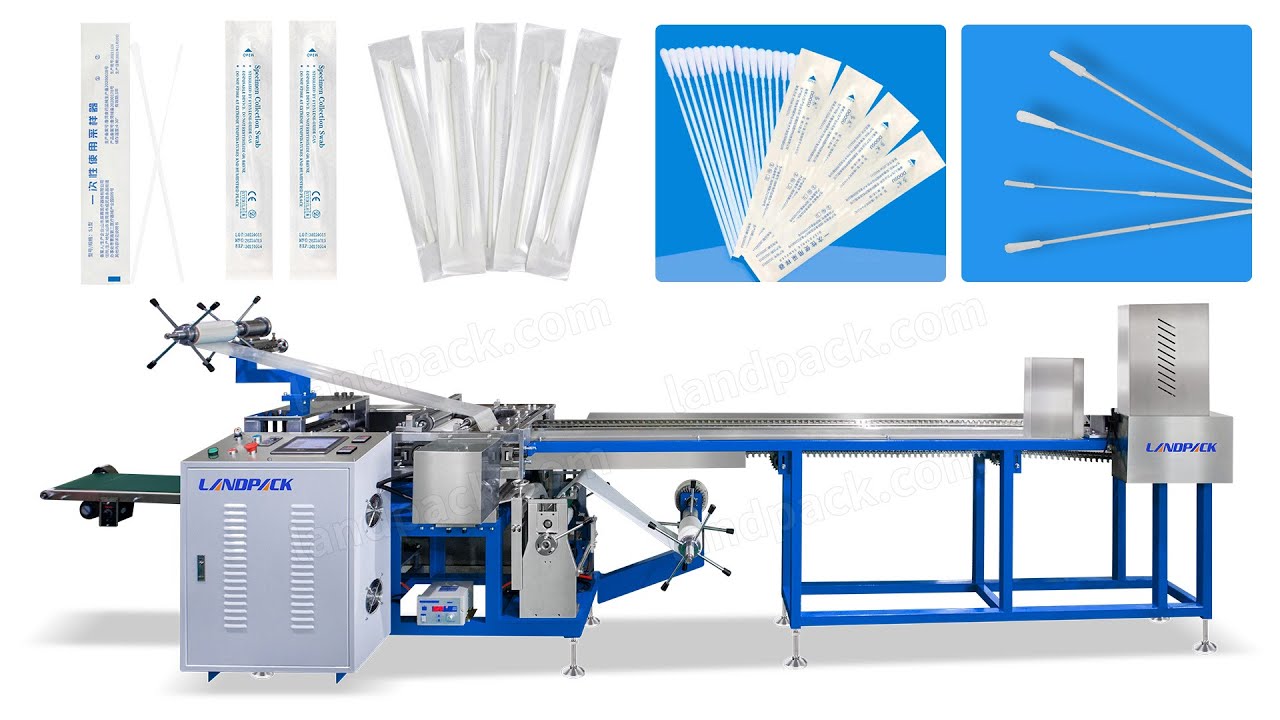 Automatic Swab Packaging Machine For Packing Nasal Swab Anal Swab Etc