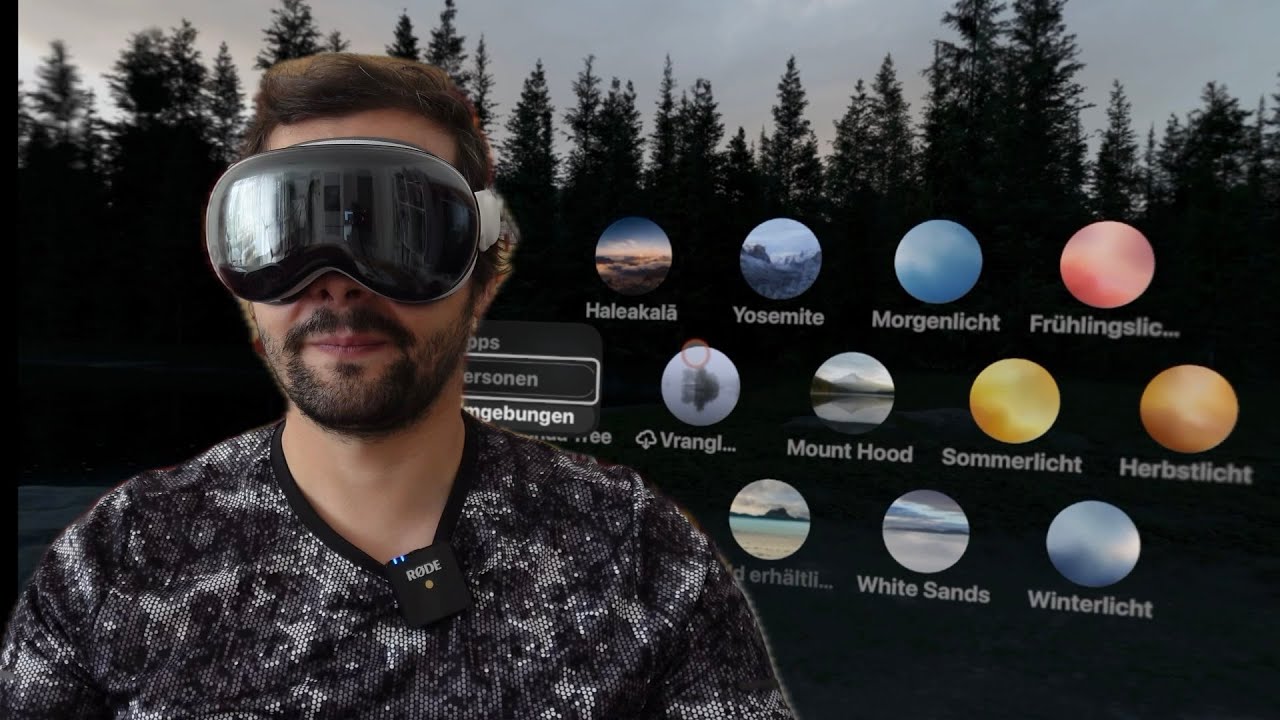 Apple Vision Pro Bedienungshilfen: VoiceOver