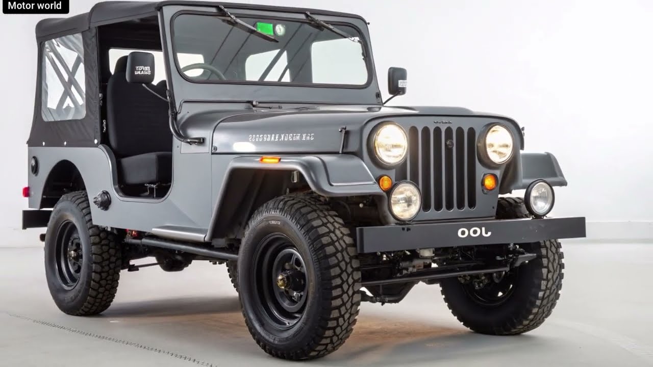 New 2025  Mahindra CJ 3B Is Back with a Bang! Full Redesign Revealedin India!!