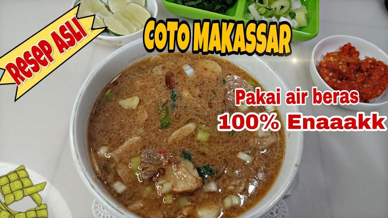 Resep Coto Makassar Daging Sapi | Enak| Pakai Air Beras