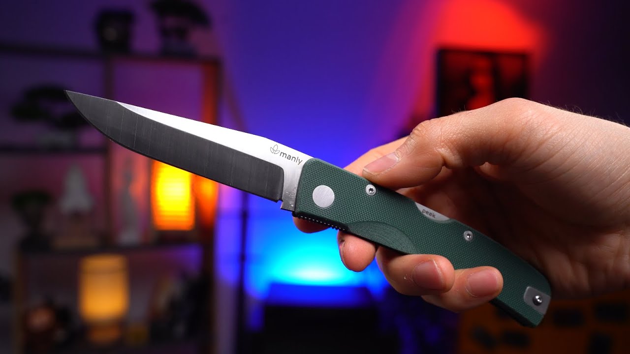 Нож Manly Peak Two Hand сталь S90V рукоять Military Green G10