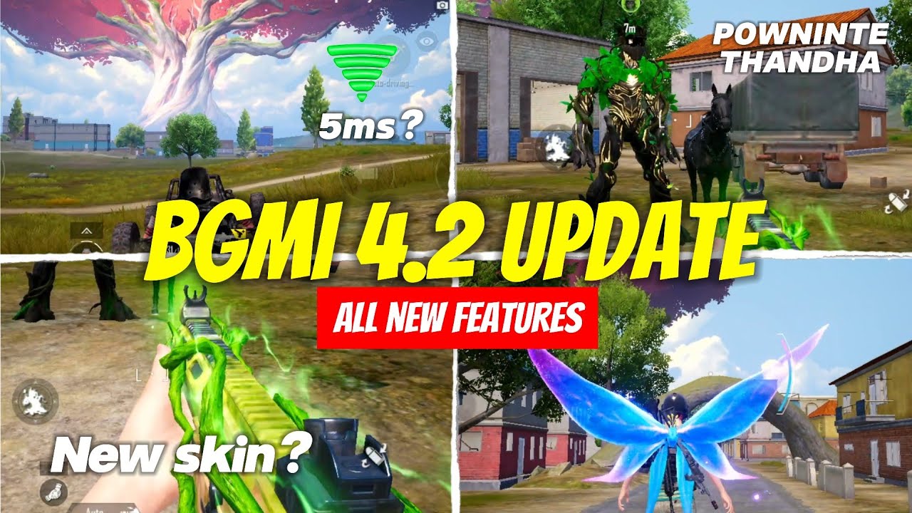 New Features in 4.2 Update🍃🔥 Old Pubg is back ✅️💯 | 4.2 UPDATE BGMI | BGMI | @GODZIyt 
