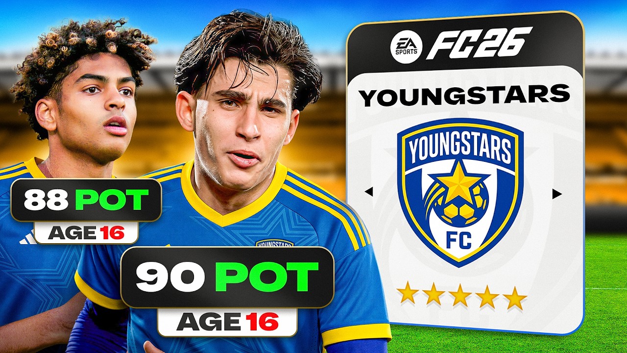 I Rebuild With YOUNGEST PLAYERS In The WORLD!