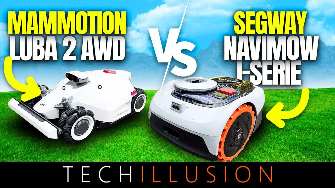 🔥Die BEIDEN BESTEN MÄHROBOTER mit GPS in 2024?!🧐😱 - Segway Navimow vs Mammotion Luba 2 AWD Vergleich
