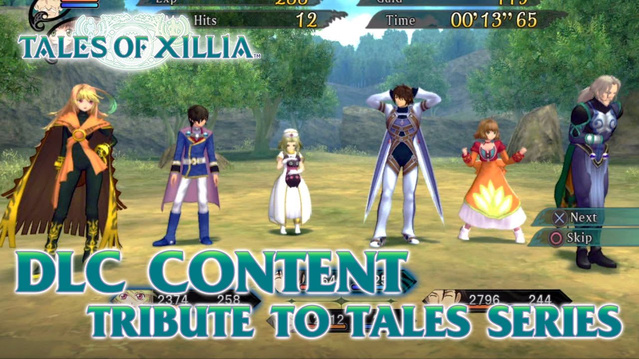 Tales of Xillia - PS3 - Tribute to Tales series DLC content (trailer)