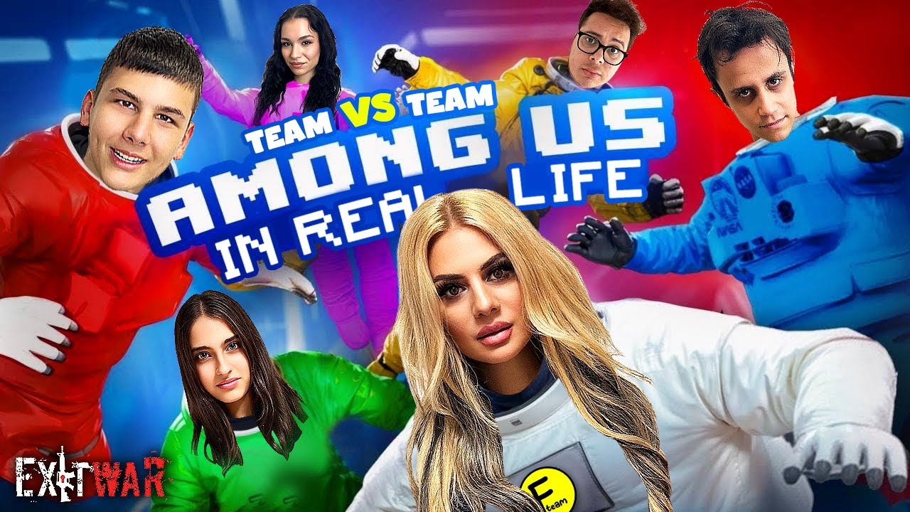 AMONG US ΣΤΗΝ ΑΛΗΘΙΝΗ ΖΩΗ 4 ! Team vs Team