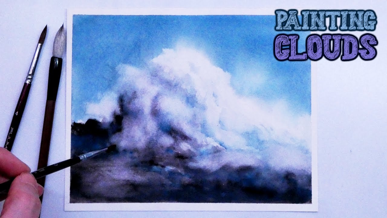How To Paint Clouds In Watercolour