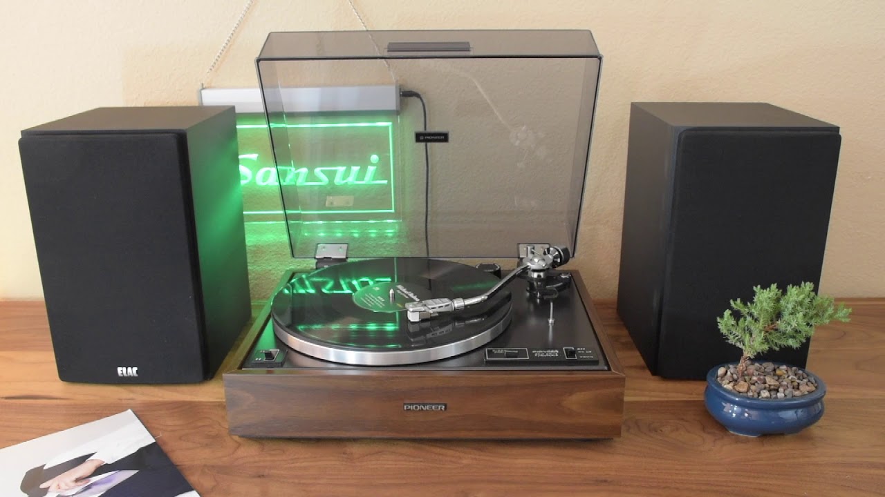 Vintage Pioneer Stereo Turntable PL-12D Belt Driven Vinyl Record Player -=For Sale=-