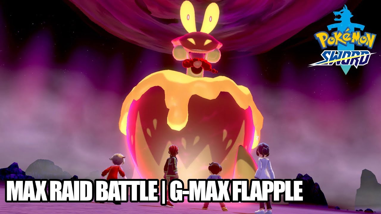 Pokemon Sword - Max Raid Battle | Gigantamax Flapple [Nintendo Switch]