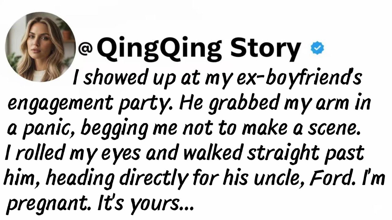 I showed up at my ex-boyfriend's engagement party. He grabbed my arm in a panic, begging me not to..