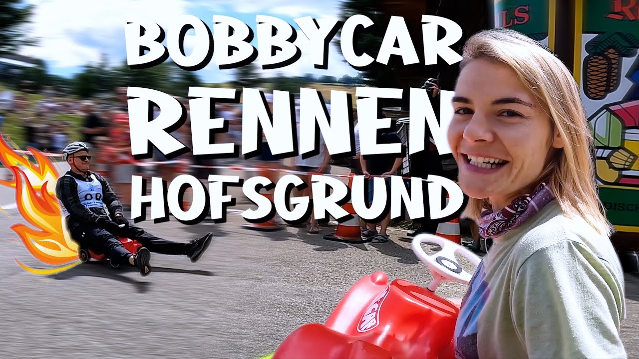 Hazel und Thomas beim Bobbycarrennen Hofsgrund