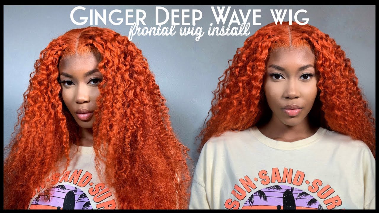 Ginger Deep Wave Wig | Frontal Install | Checked By Chidi
