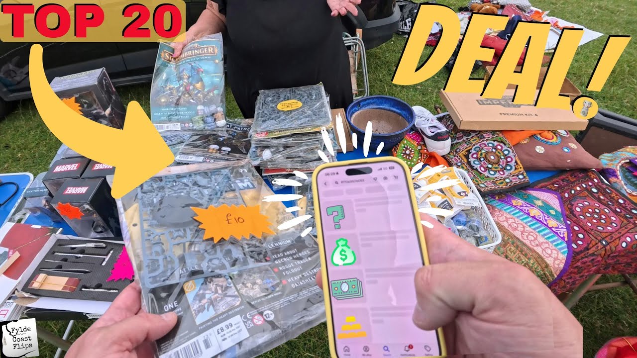Top 20 Car Boot Sales - No. 15 - SADDINGTON -  #carbootsale #bootsale #ebayseller