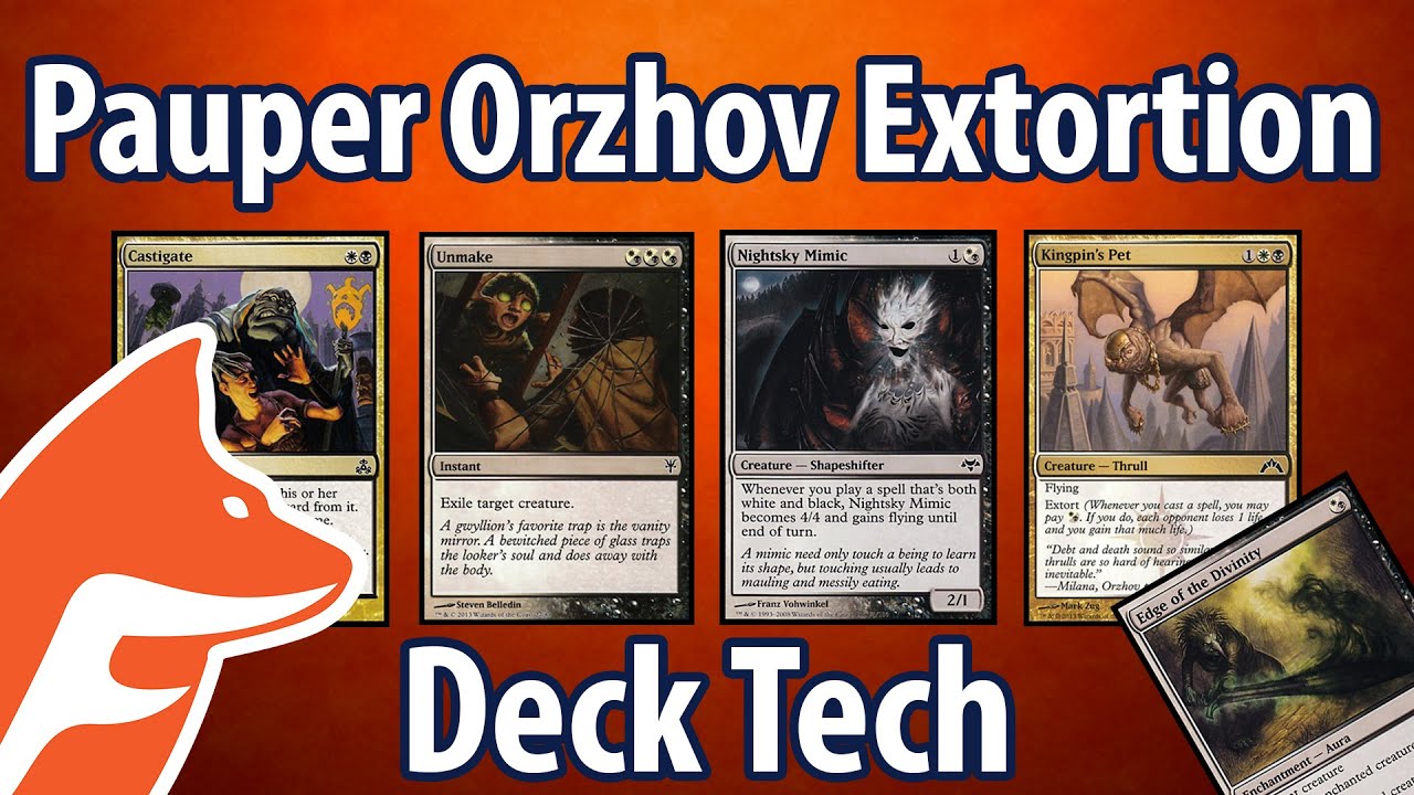 Pauper Orzhov Extortion Deck Tech - A Guide for Magic: The Gathering