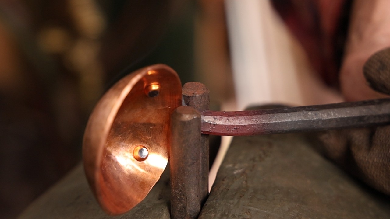 Making Copper and Steel Coffee Scoops