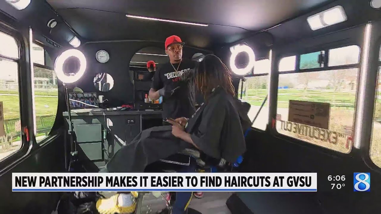 GR barber brings ‘mobile barbershop’ to GVSU campus