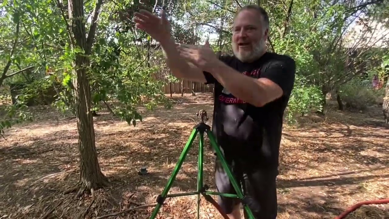 Ударный распылитель Orbit Tripod — полный обзор — как настроить — ссылки ниже 👇