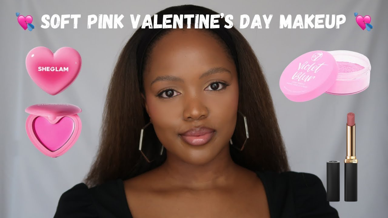 Soft Pink Romantic Valentines Makeup 💘
