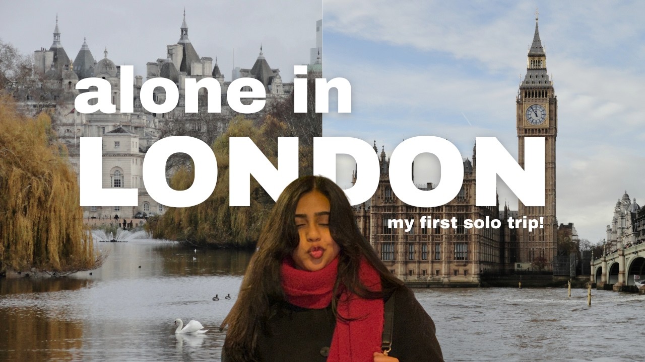 my first ever solo trip!! london vlog ✈️💂🏼‍♂️✨
