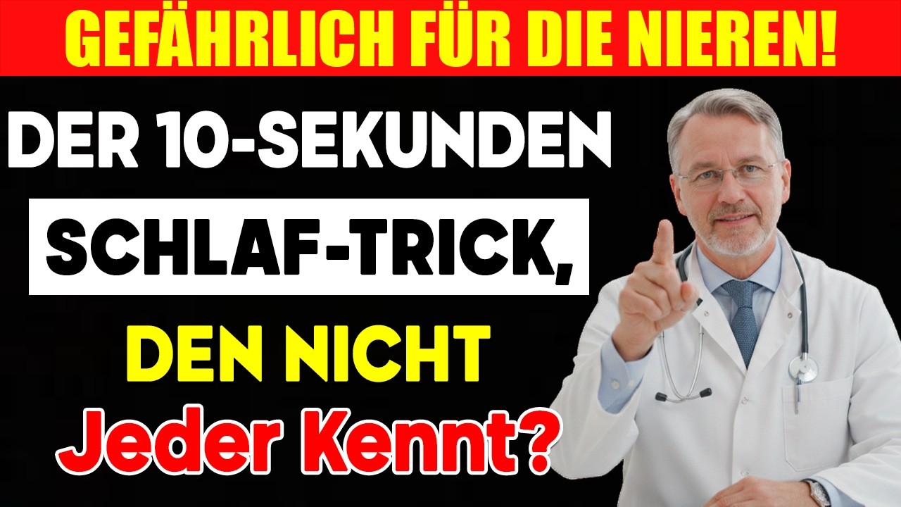 Tiefschlaf ohne Pillen! Der 10-Sekunden-Trick für tiefen Schlaf, den kaum jemand kennt