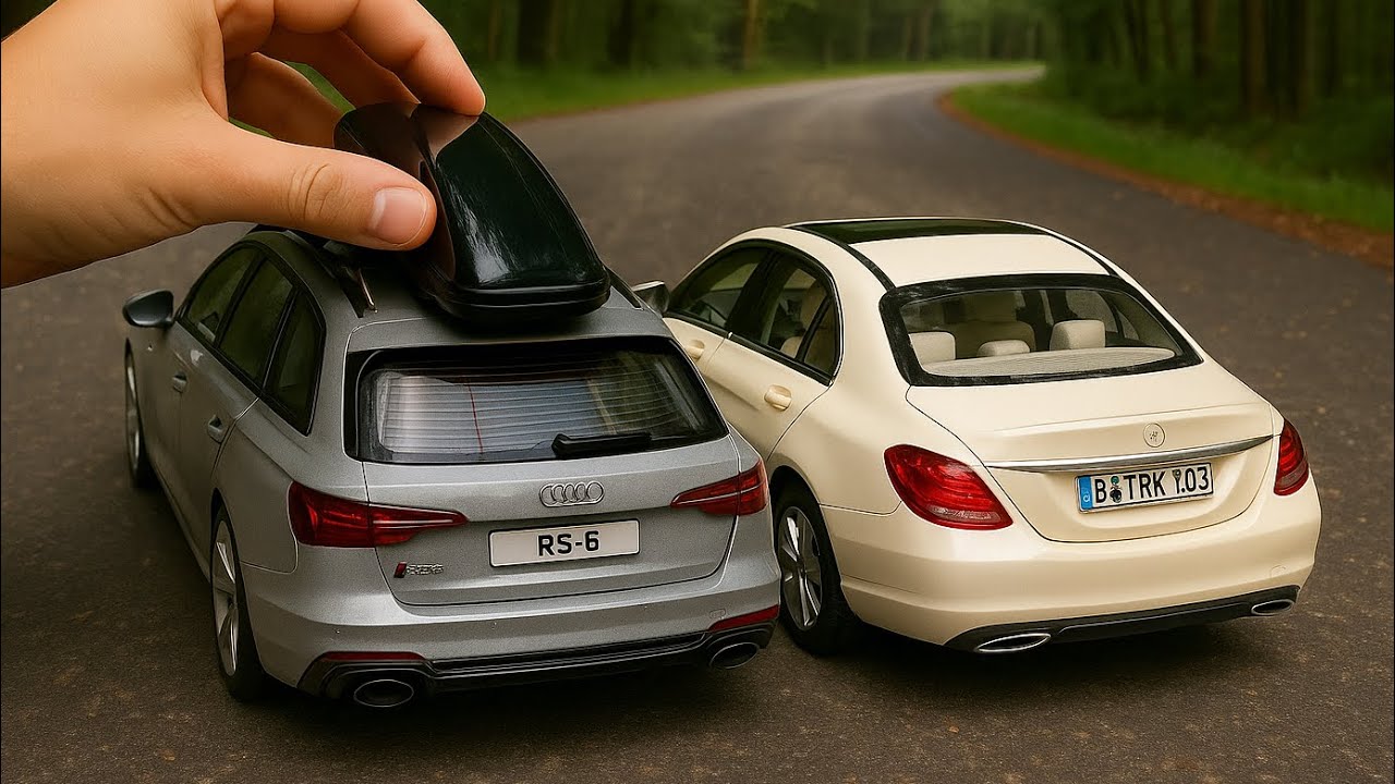 Small Scale, Big Thrill | Mercedes C-Class & Audi RS6 Diecast Cars