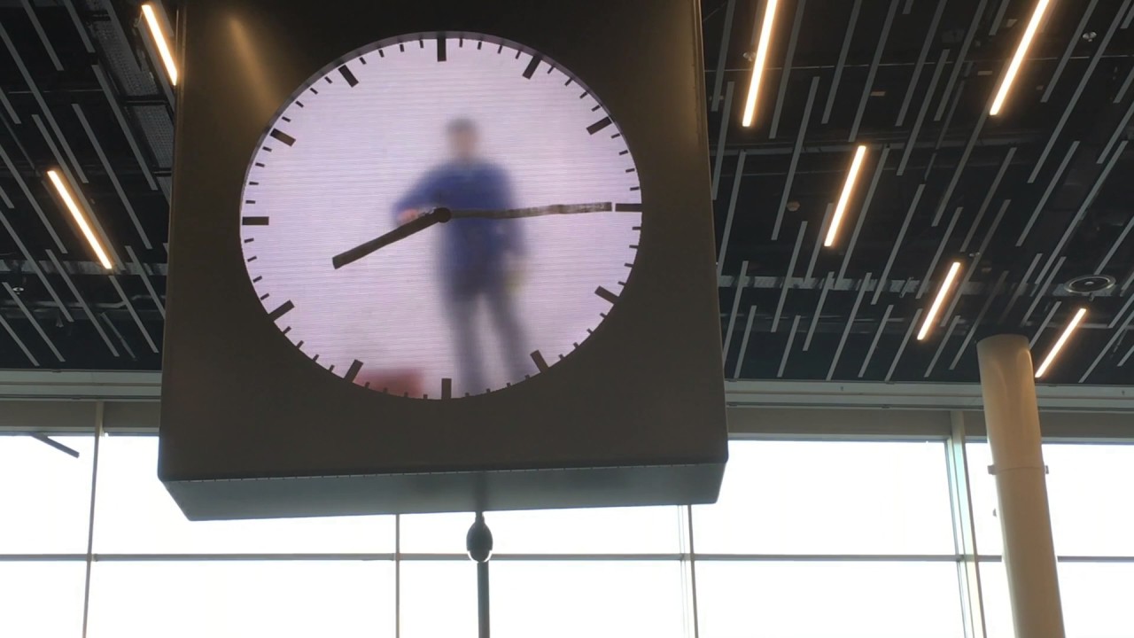 MARTIN BAAS' CLOCK, SCHIPHOL AIRPORT, AMSTERDAM